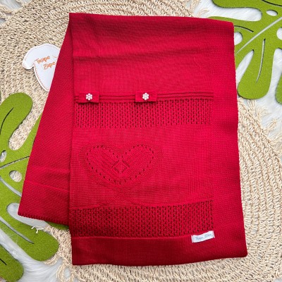 Saída de Maternidade Tiffany - Vermelho Saída de Maternidade Tiffany - Vermelho